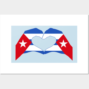 We Heart Cuba Patriot Flag Series (Double) Posters and Art